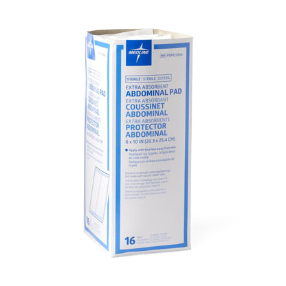 Caring® Sterile Abdominal Pad, 8 x 10 Inch