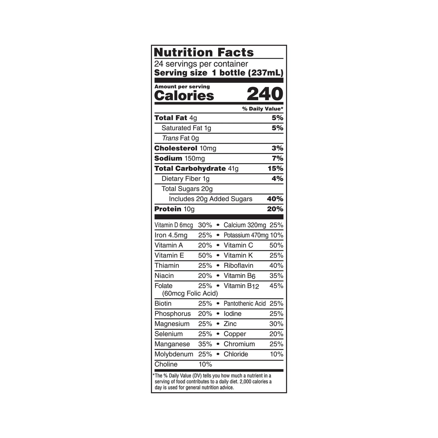 Boost® Original Vanilla Balanced Nutritional Drink, 8-ounce bottle