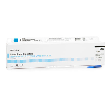 McKesson 16-MH1610 Urethral Catheter, 10 Fr., 16 Inch, Straight Tip