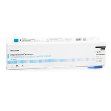 Urethral Catheter McKesson Straight Tip Hydrophilic Coated PVC 10 Fr. 16 Inch