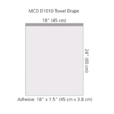 Cardinal Health™ Sterile Towel Drape, 18 x 24 Inch