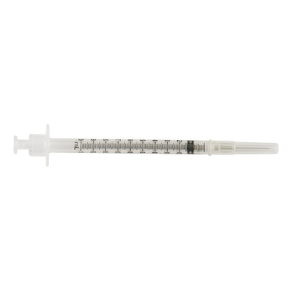 VanishPoint® 1 mL Tuberculin Syringe with Needle, 25 Gauge, 5/8 Inch Needle Length