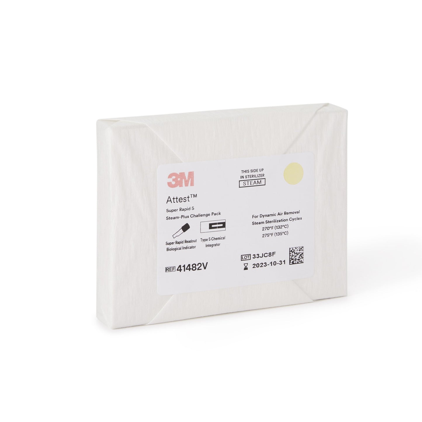 3M™ Attest™ Super Rapid 5 Steam-Plus Sterilization BI Challenge Pack