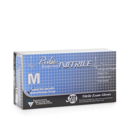 Pulse® Nitrile Exam Glove, Medium, Aqua Blue