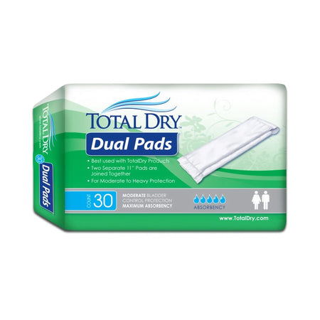 Secure Personal Care SP1911 TotalDry Maximum Absorbency Incontinence Liner, 11-Inch Length