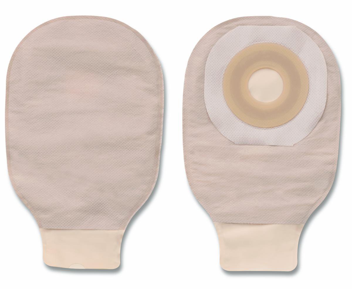 Premier™ Flextend™ One-Piece Beige Colostomy Pouch, Pre-cut to Fit 32 mm Stomas