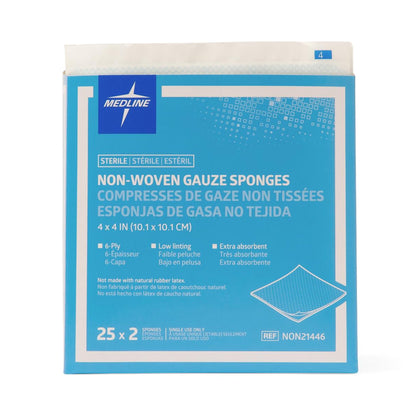 Avant Gauze® Sterile Nonwoven Sponge, 4 x 4 Inch, 6-Ply