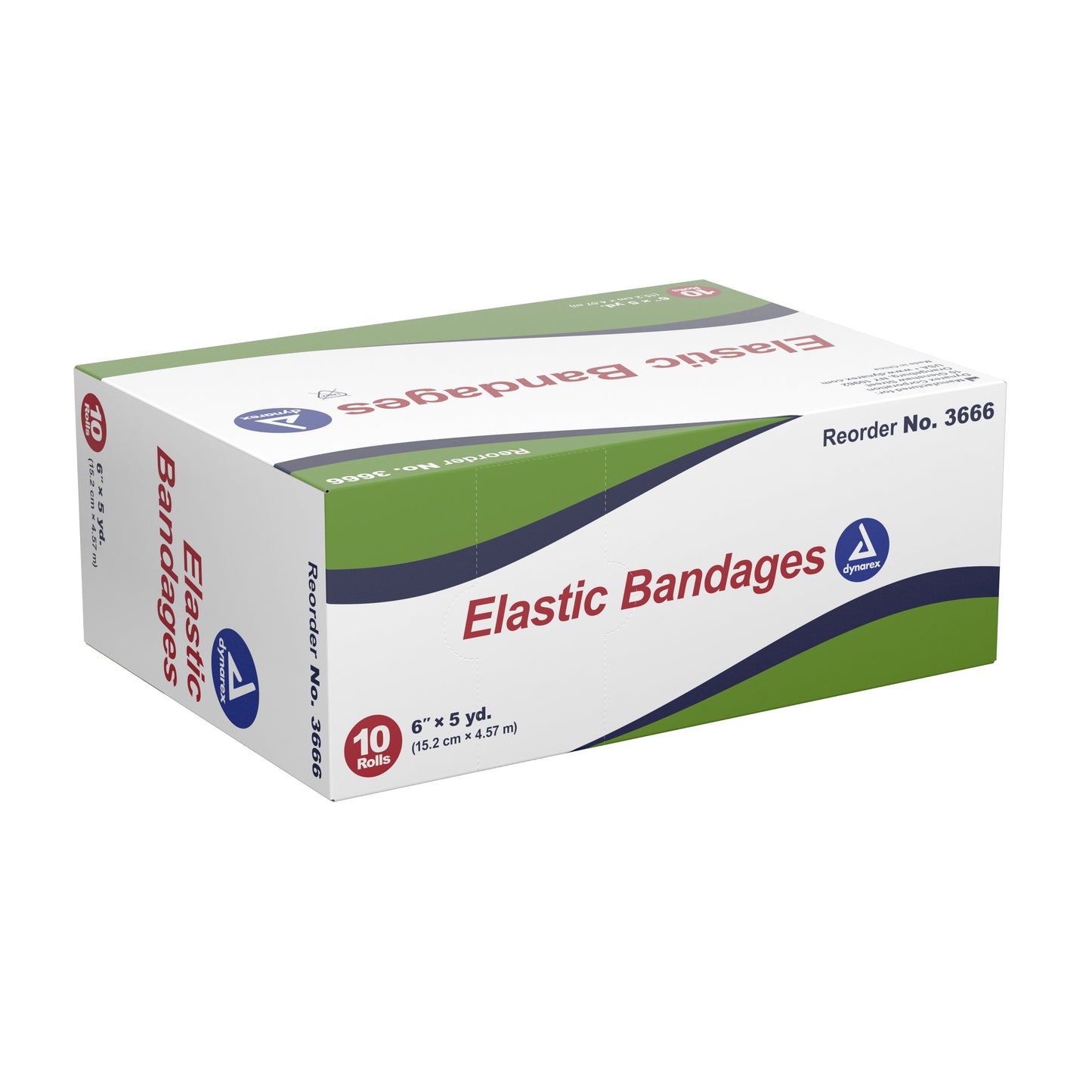 Dynarex® Clip Detached Closure Elastic Bandage, 6 Inch x 5 Yard
