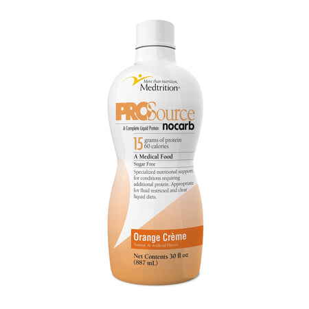 Medtrition/National Nutrition 11545 ProSource NoCarb Orange Creme Collagen & Whey Protein Formula