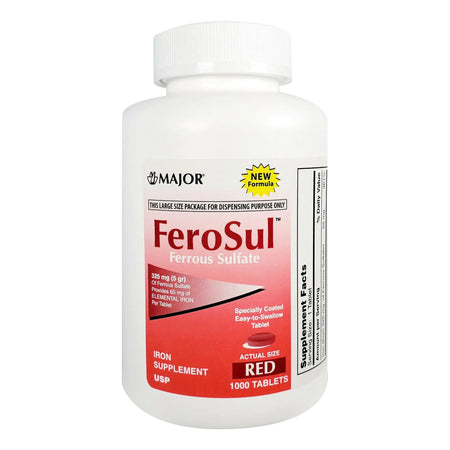 Major Pharmaceuticals 904759080 FeroSul Iron Mineral Supplement