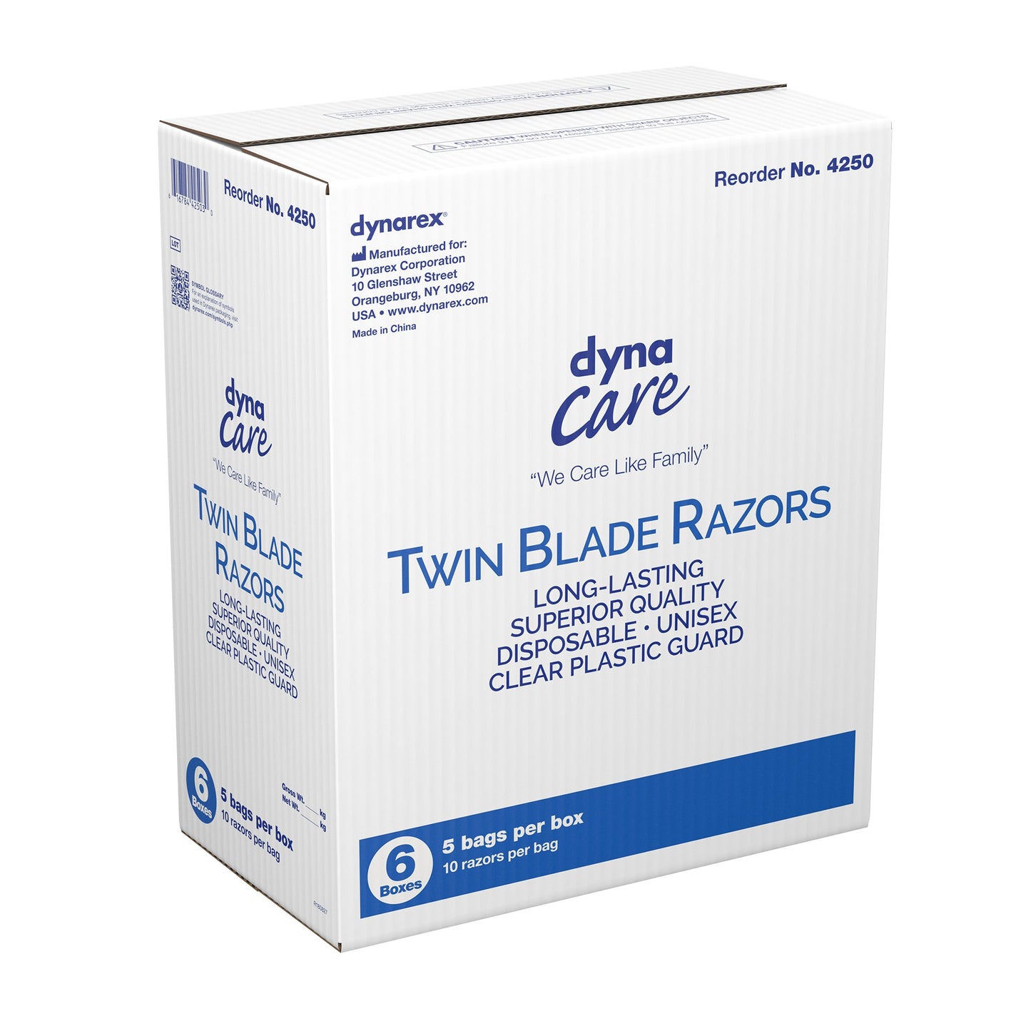 dynaCare Twin Blade Disposable Razor by Dynarex product image - view 4