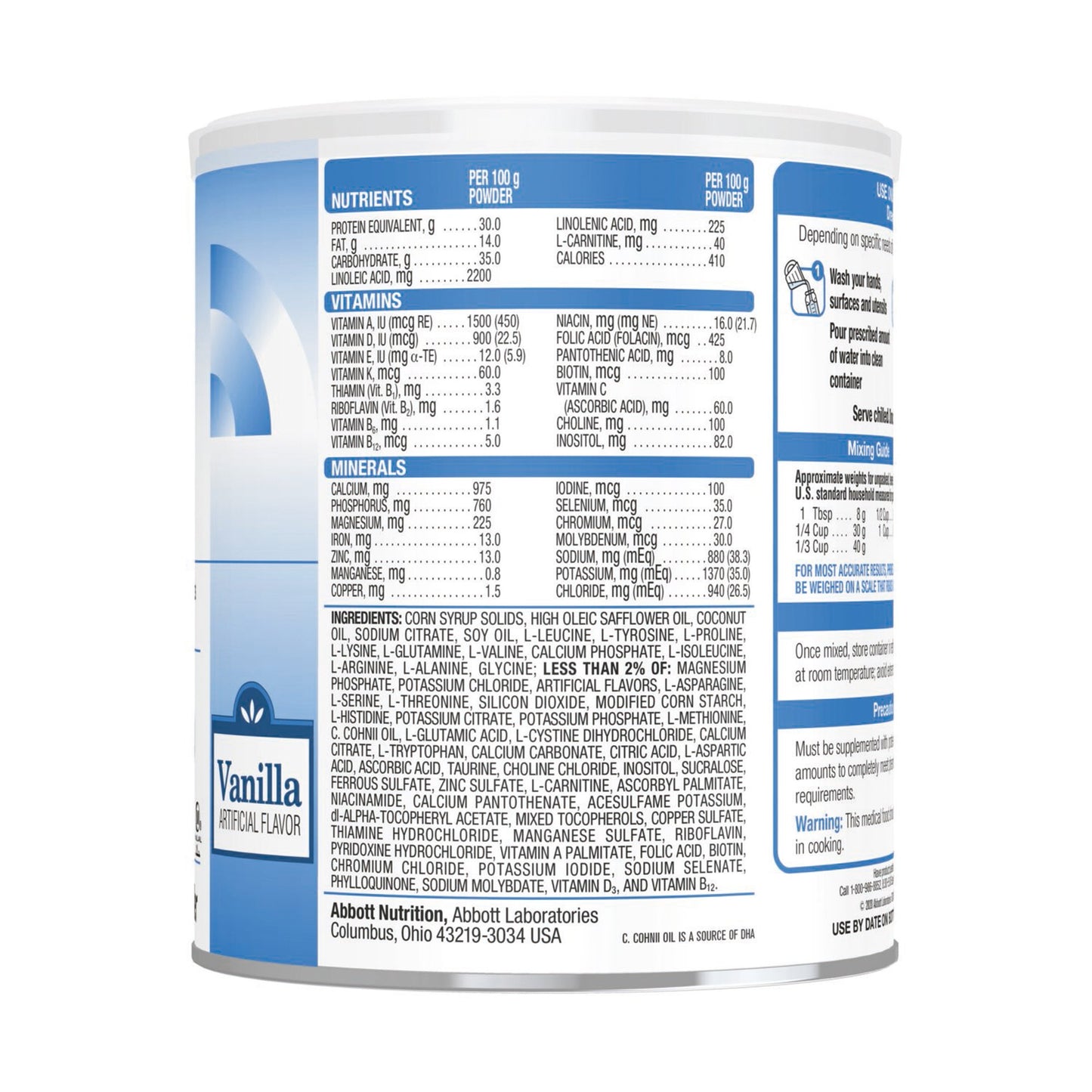 Phenex®-2 Vanilla Amino Acid–Modified Medical Food for PKU, 14.1-ounce can