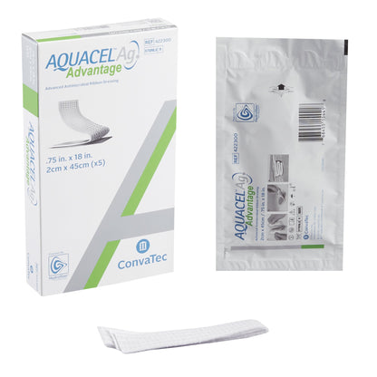 Aquacel® Ag Advantage Silver Dressing, 3/4 x 18 Inch