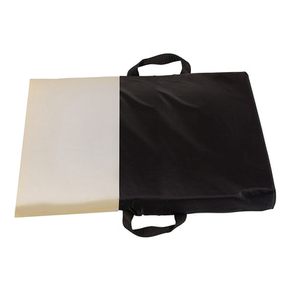 Mabis® Wheelchair Seat Cushion, Black, 16 D x 20 W x 2 H in.