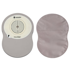 Ostomy Pouch Esteem Body™ One-Piece System 9 Inch Length Deep Convex, Trim To Fit 10 to 35 mm Stoma Closed End