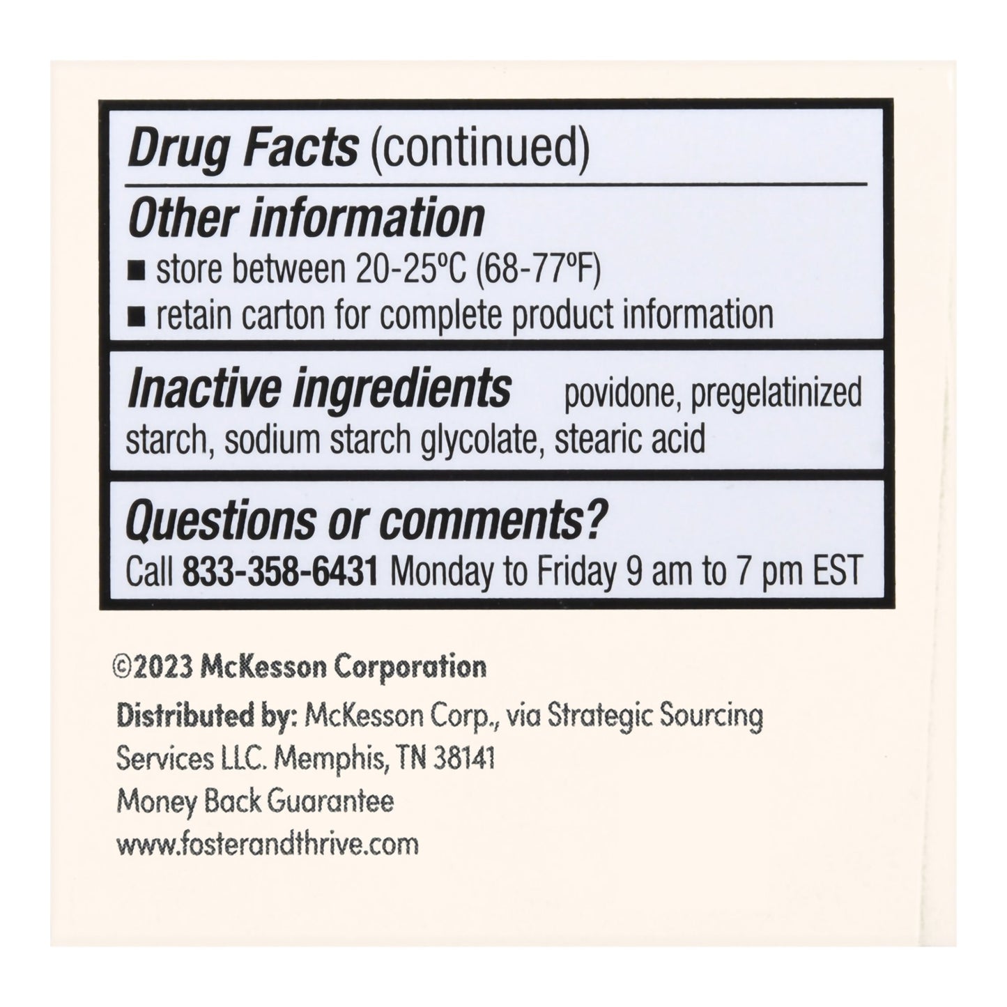 Foster & Thrive™ Regular Strength Pain Relief Acetaminophen 325 mg Tablets