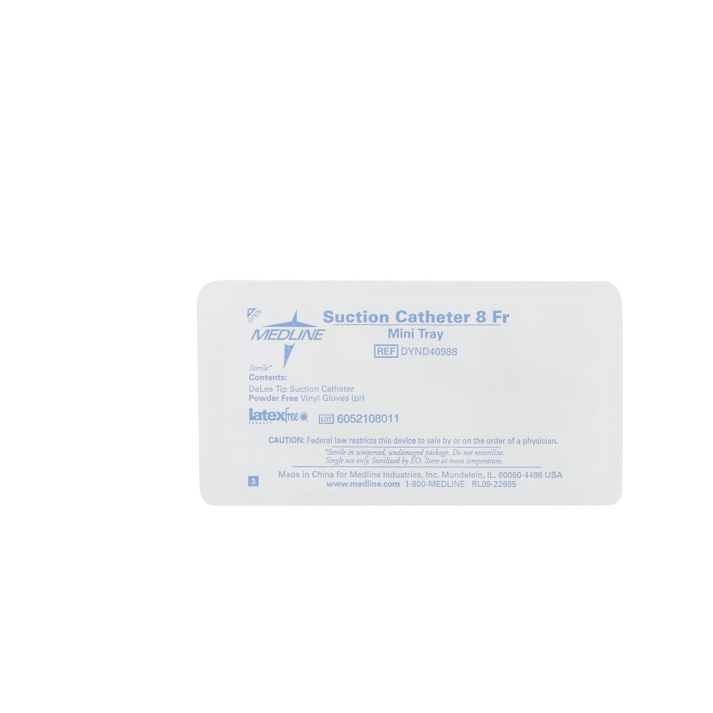 Suction Catheter Kit Medline 8 Fr. DeLee Tip by Medline product image - view 2