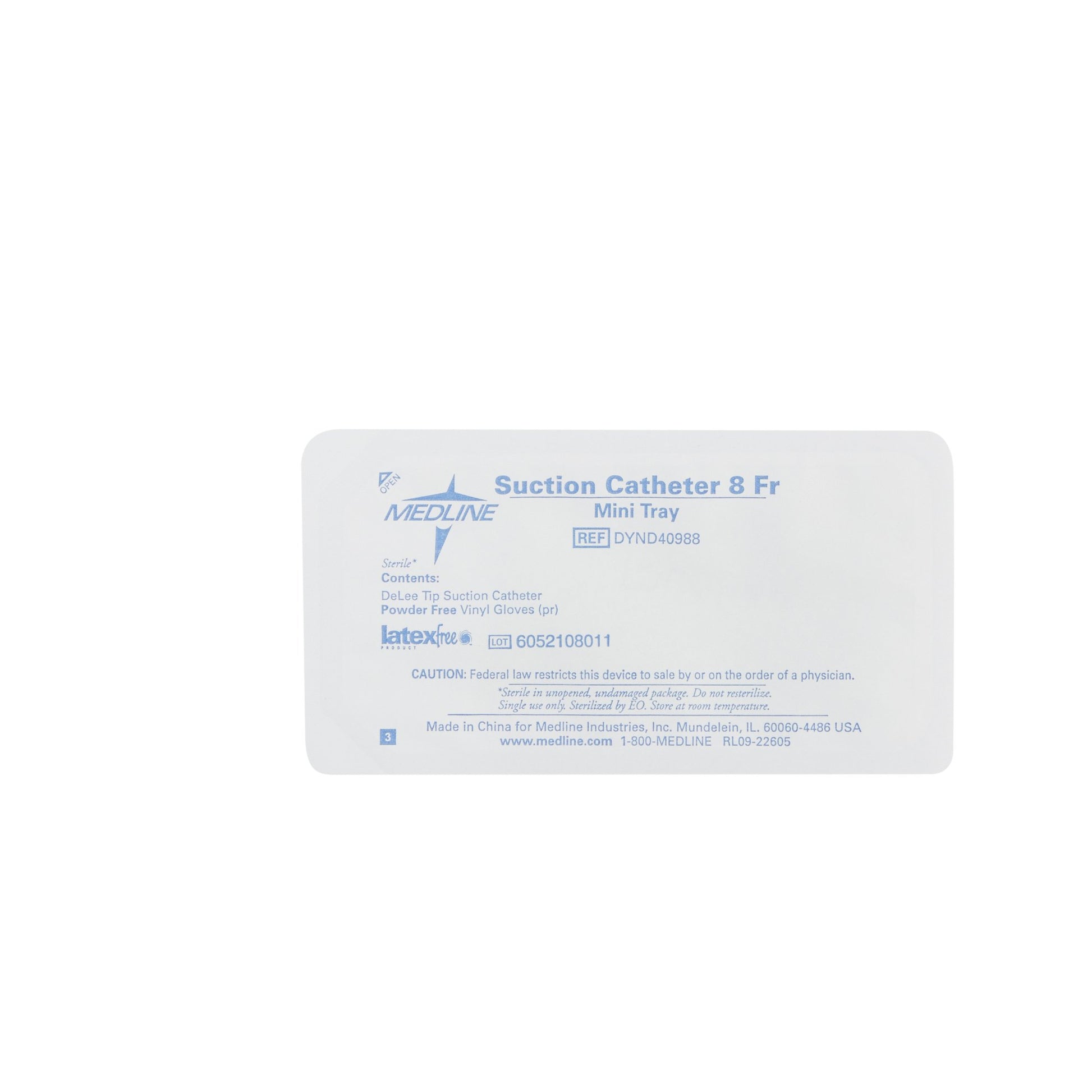 Suction Catheter Kit Medline 8 Fr. DeLee Tip by Medline product image - view 2