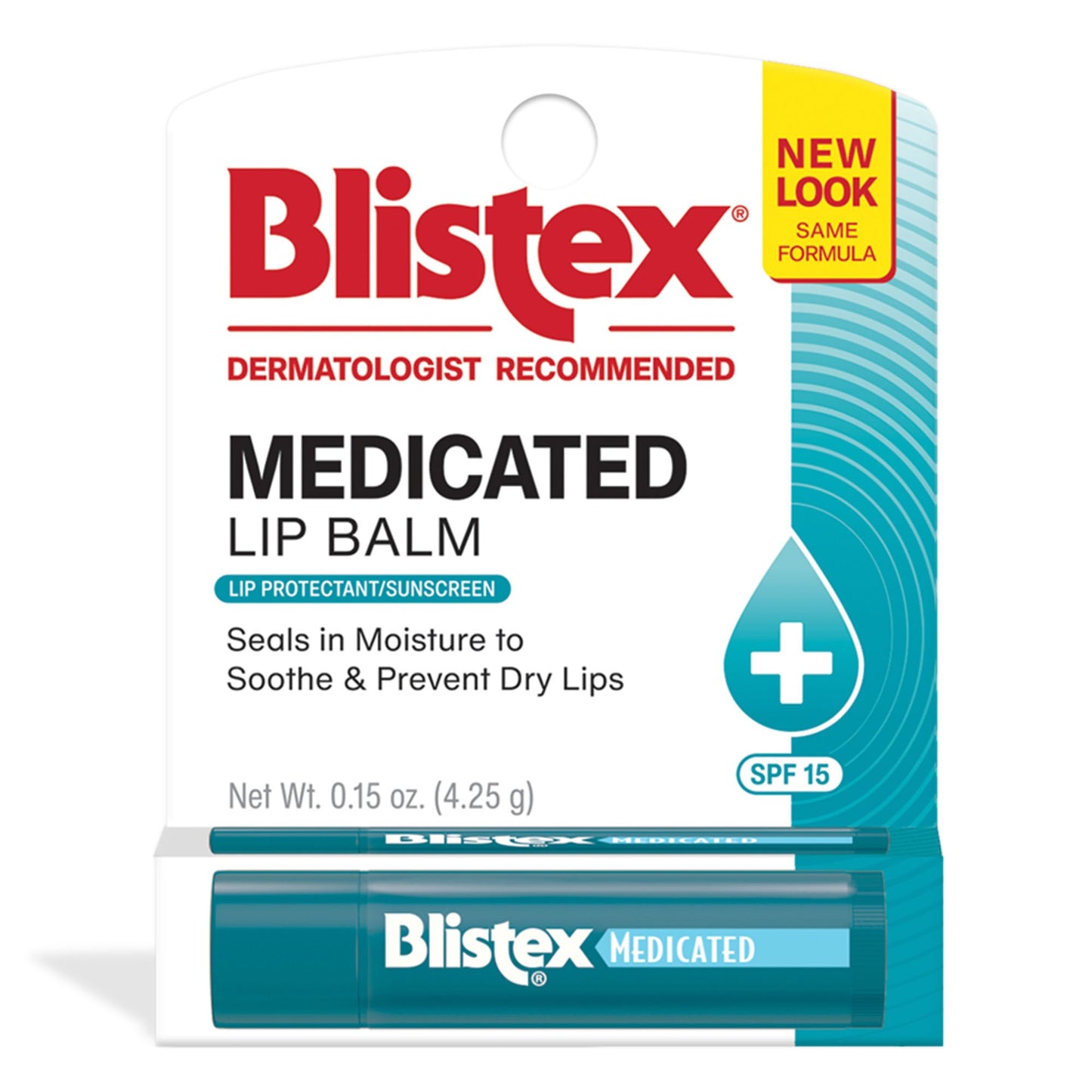 Lip Balm with Sunscreen Blistex® Medicated 0.15 oz. Tube