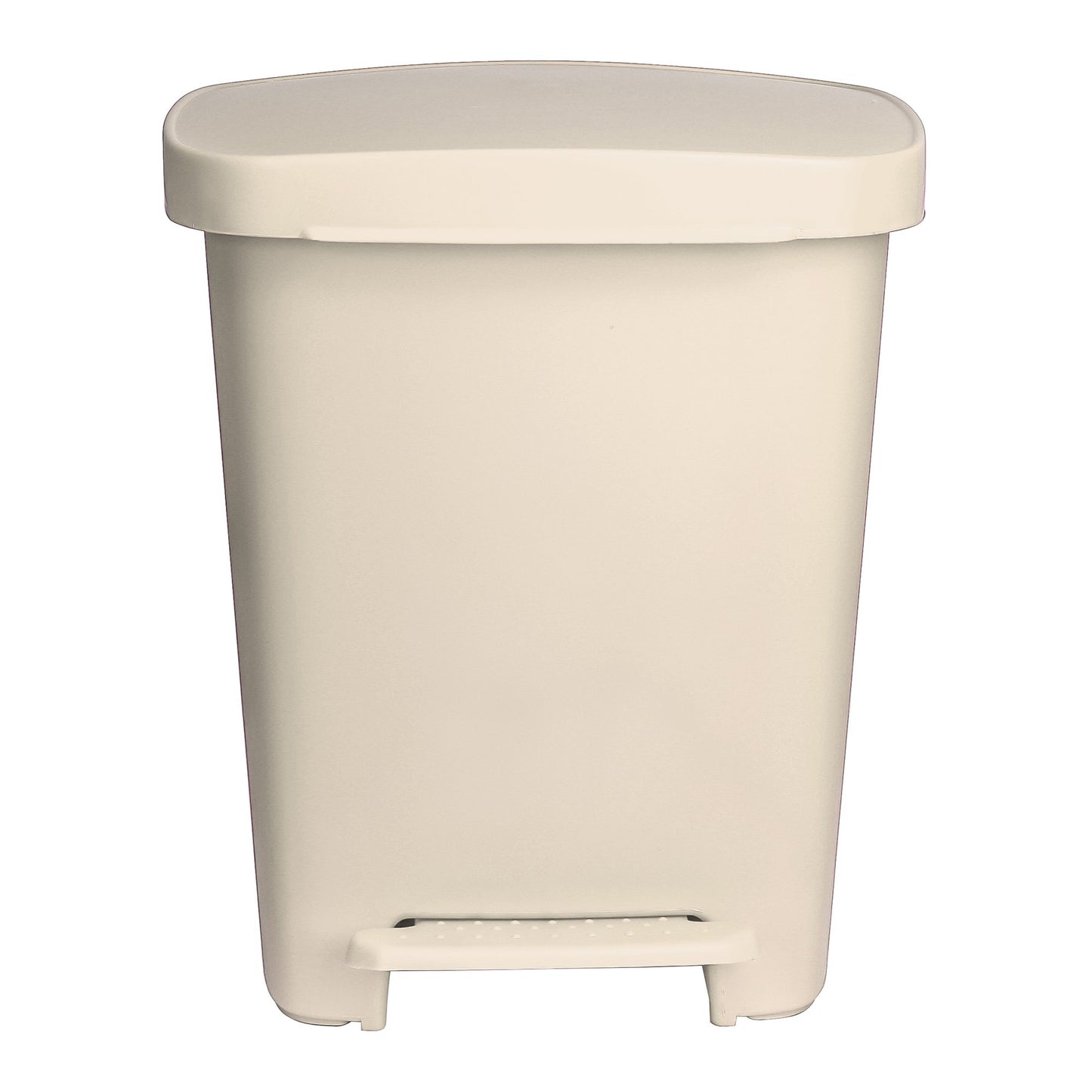 Trash Can McKesson 32 Quart / 8 gal. Beige Plastic Rectangular