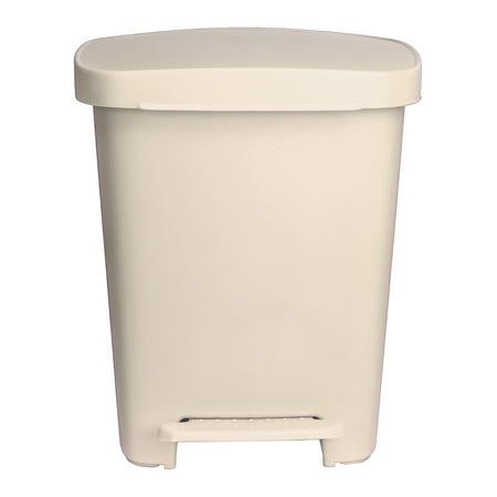 McKesson 16-25271 Trash Can 32 Quart / 8 gal. Beige Plastic Rectangular