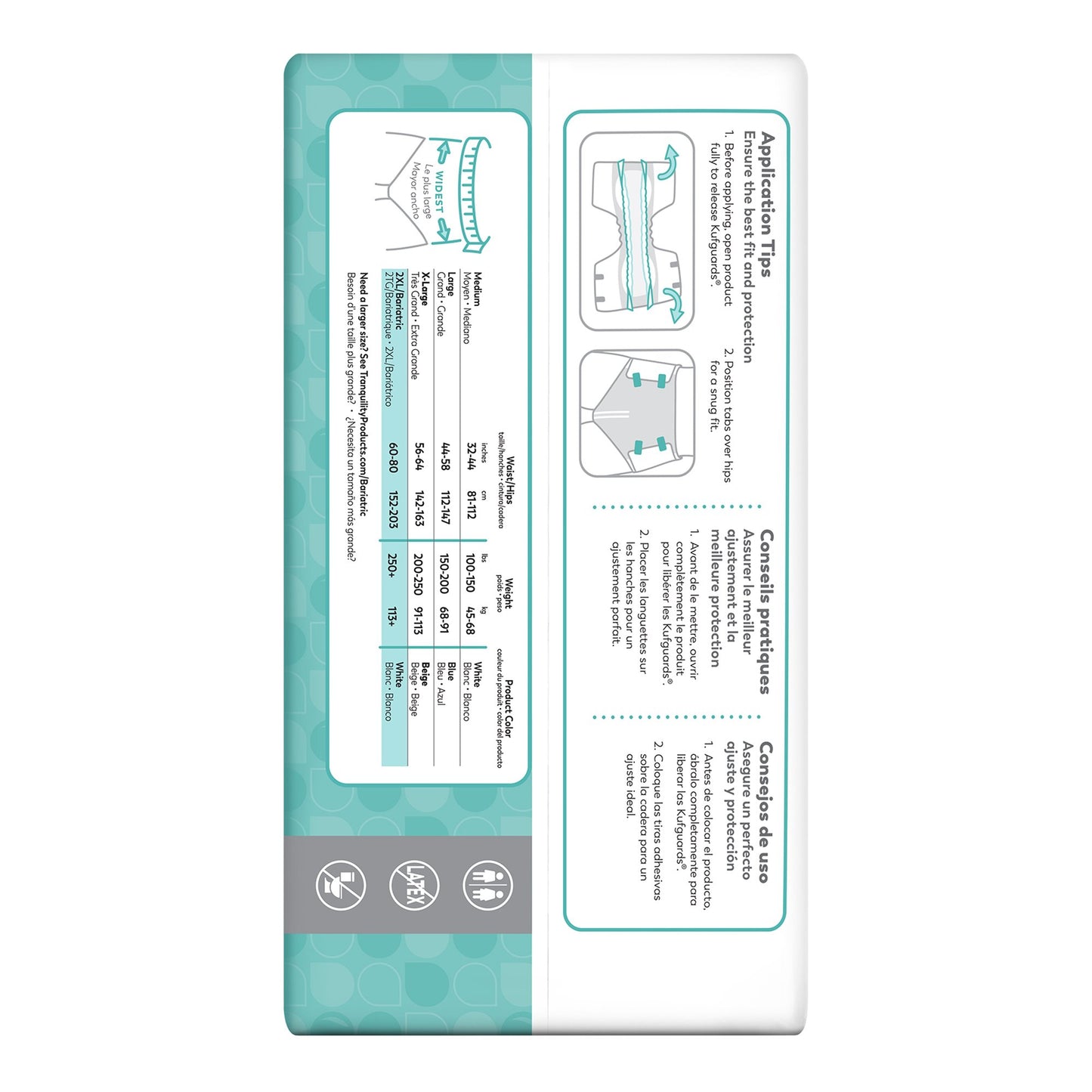 Tranquility® Essential Heavy Incontinence Brief, 2X-Large