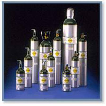 Mada Medical Products 477467 Oxygen Cylinder (Empty) Size M6 Aluminum