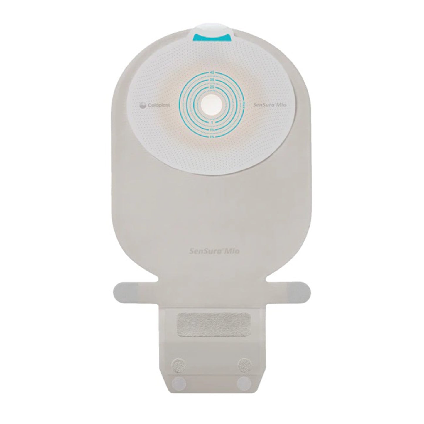 SenSura® Mio Flat 1-Piece Opaque Ostomy Pouch, 35 mm Stoma