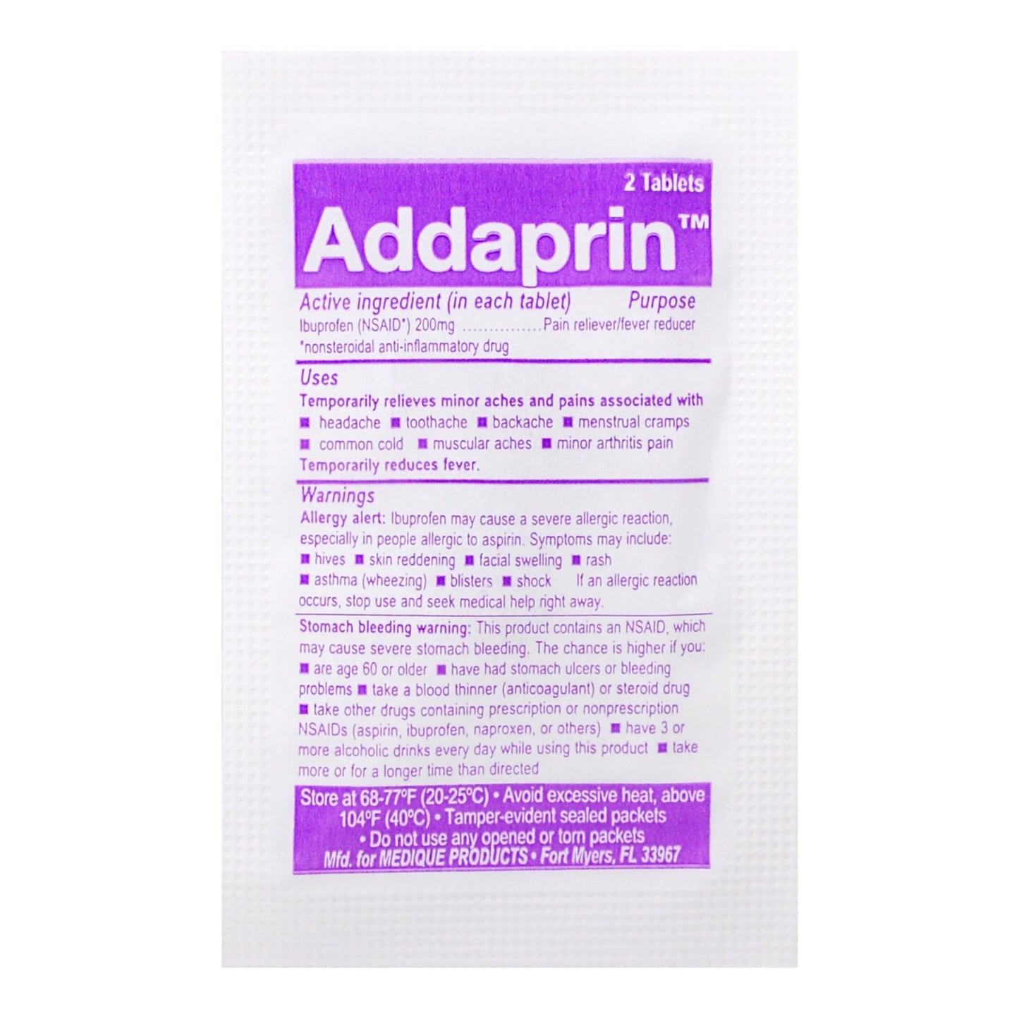 Addaprin™ Ibuprofen Pain Relief