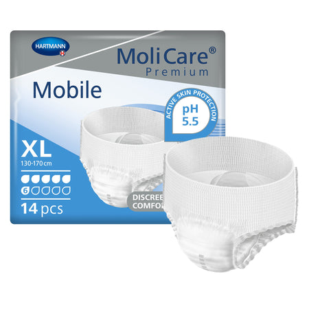 Hartmann 915834 MoliCare Premium Mobile 6 Drop Absorbency Incontinence Underwear