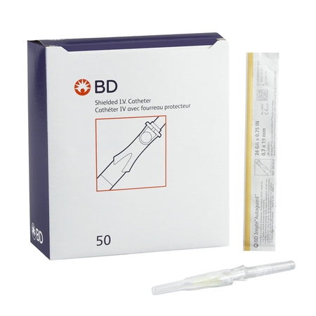 BD 381412 Insyte-N Autoguard Peripheral IV Catheter, 24 Gauge