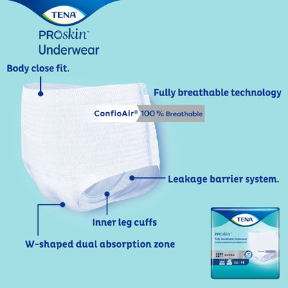 Tena® ProSkin™ Extra Absorbent Underwear, Extra Large