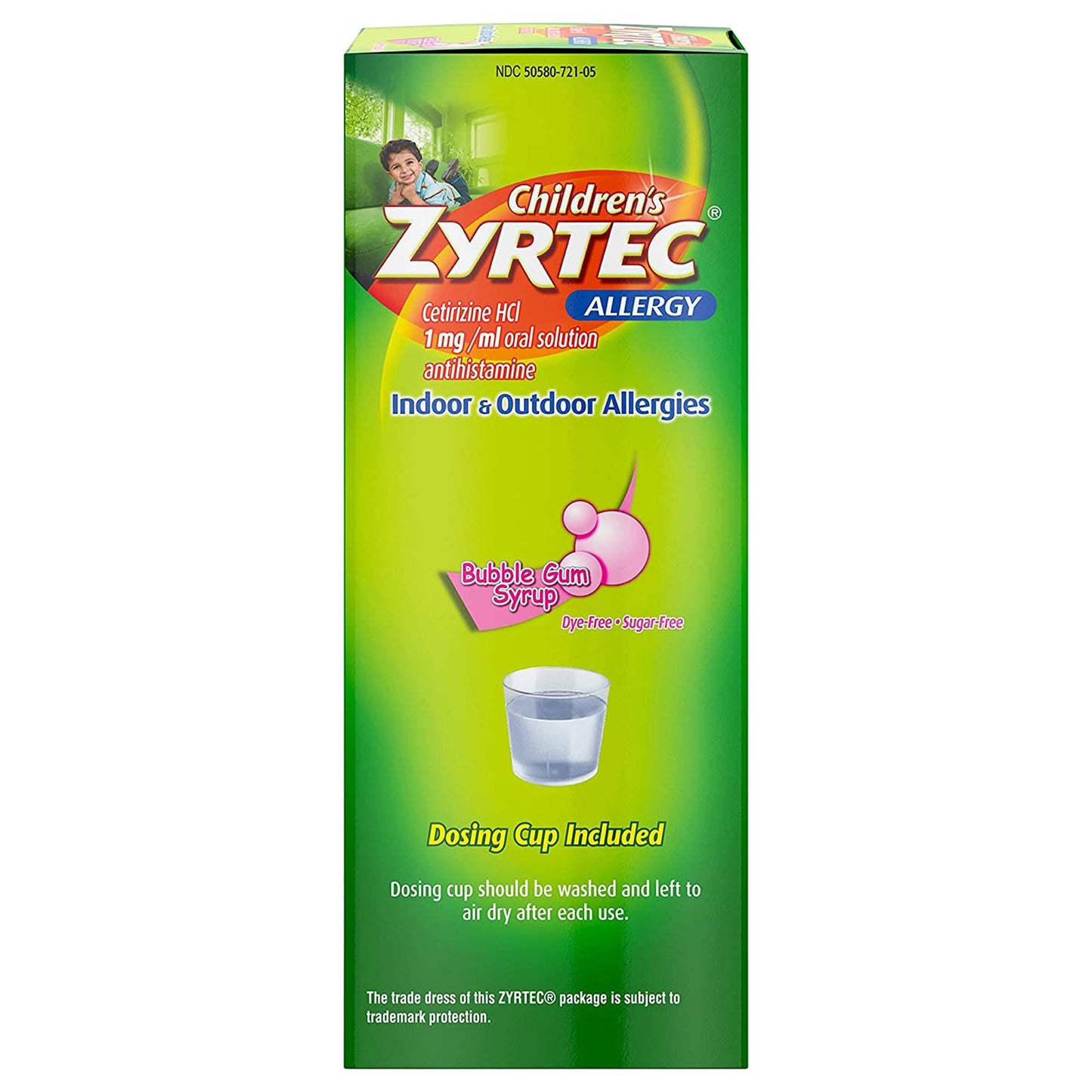 Children's Zyrtec Cetirizine Allergy Relief