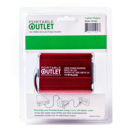 Portable Outlet DC22AC Car Charger Inverter