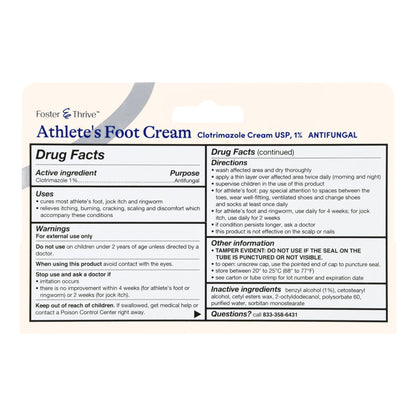 Foster & Thrive™ 1% Clotrimazole Athlete's Foot Cream