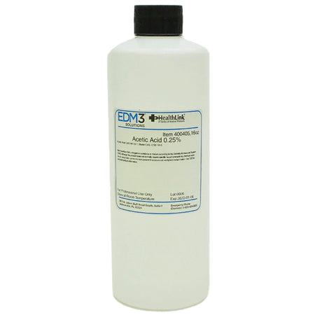 EDM 3 LLC 400405 Healthlink 0.25% Acetic Acid Chemistry Reagent, 16-ounce bottle