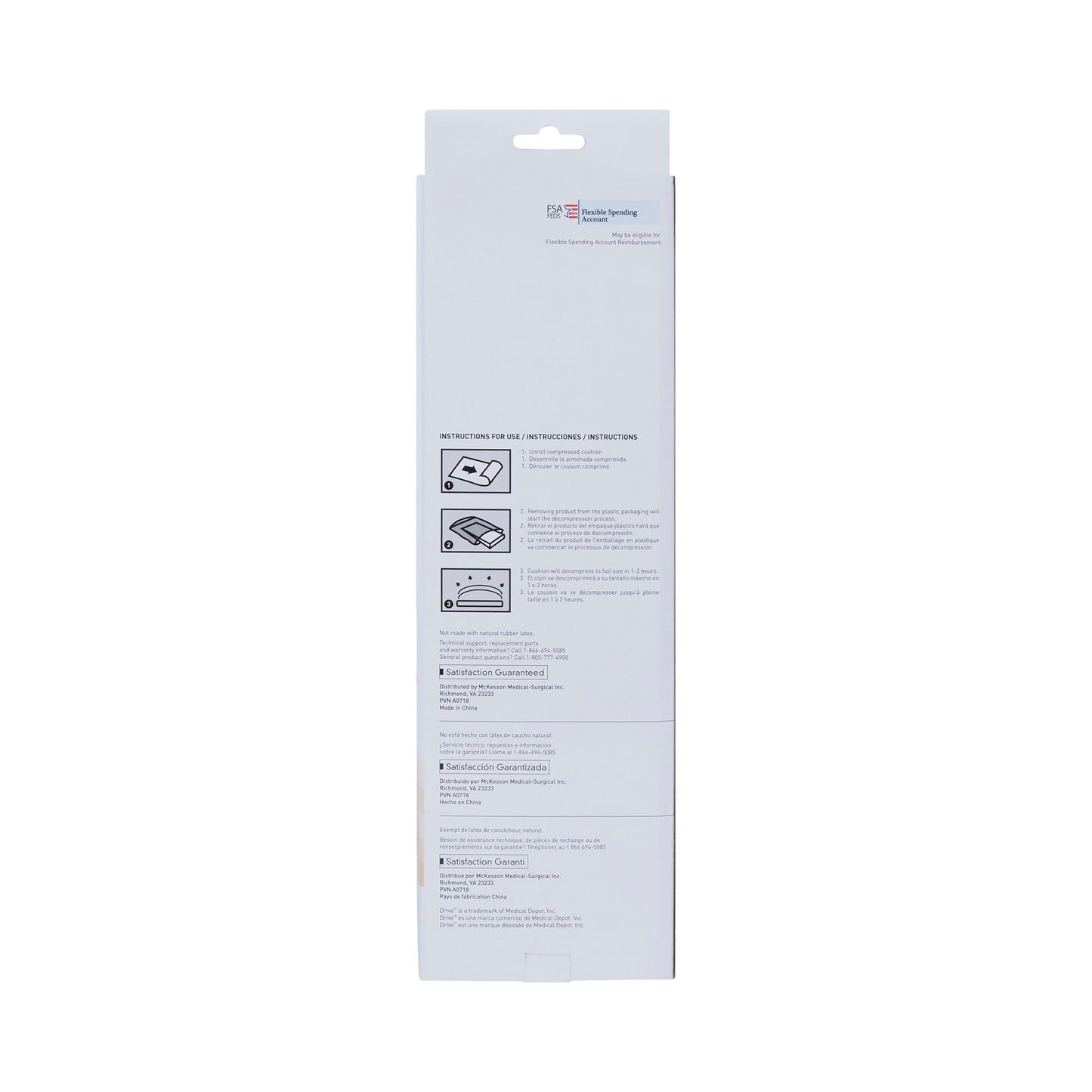 McKesson Compressed Lumbar Support Cushion