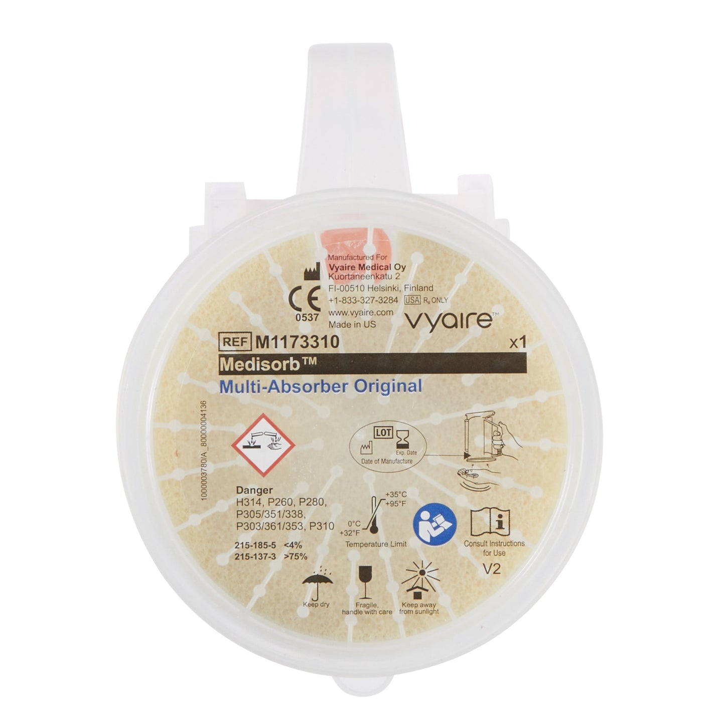 Medisorb® Original Multi Absorber Canister 0.8 kg Calcium Hydroxide / Sodium Hydroxide