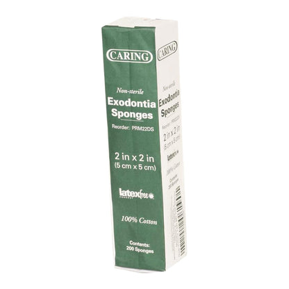 Cotton Filled Gauze Sponge Medline Essentials 2 X 2 Inch NonSterile 200 per Pack