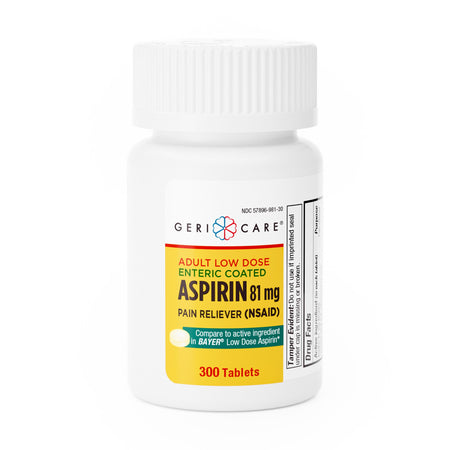 Geri-Care 981-30-GCP Adult Low Dose Aspirin Pain Reliever
