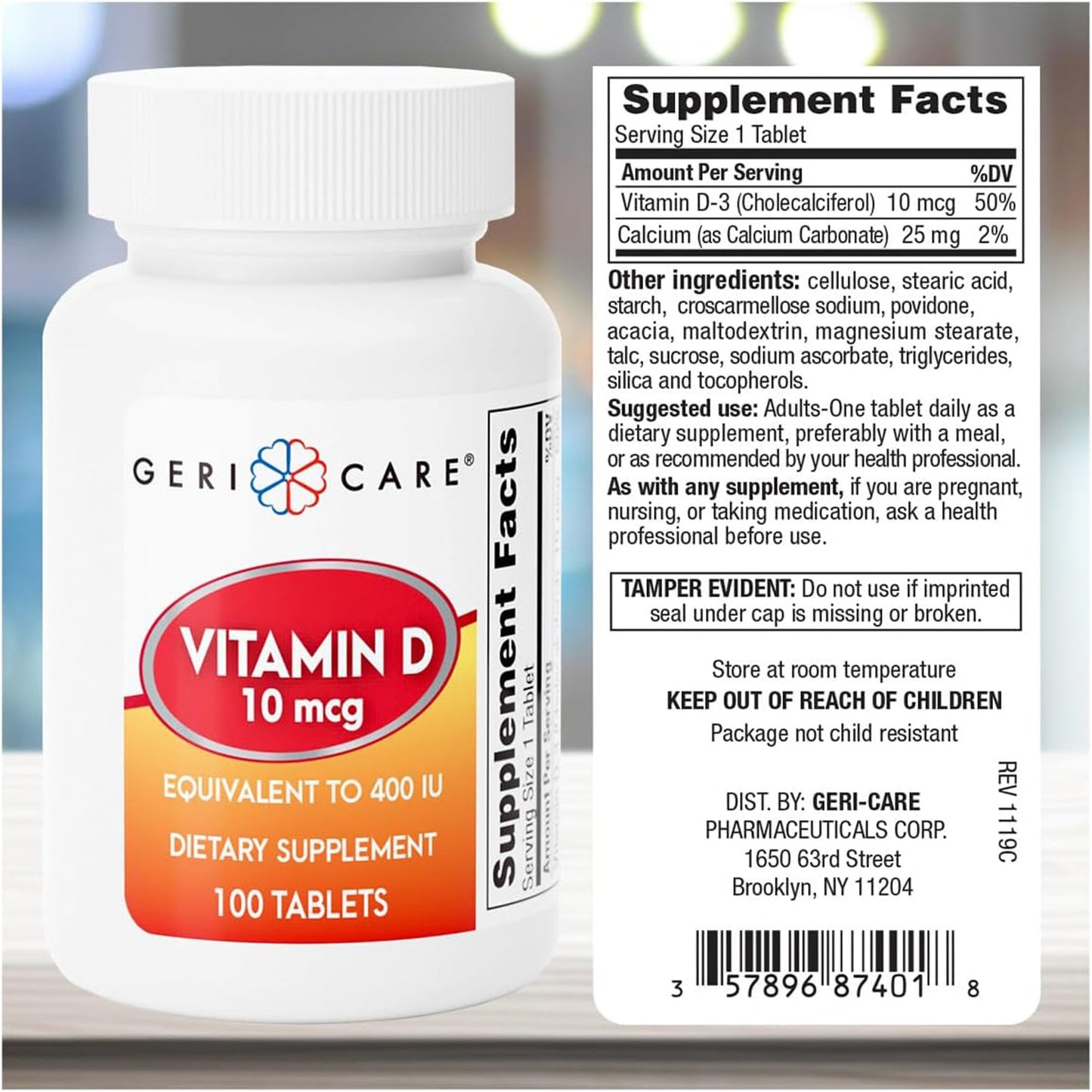 Geri-Care® Vitamin D-3 Supplement