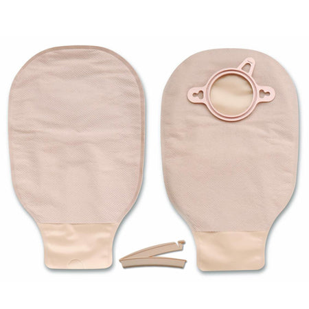 Hollister 18203 New Image Beige Colostomy Pouch, Pre-cut to Fit 57 mm Stomas, Red Match