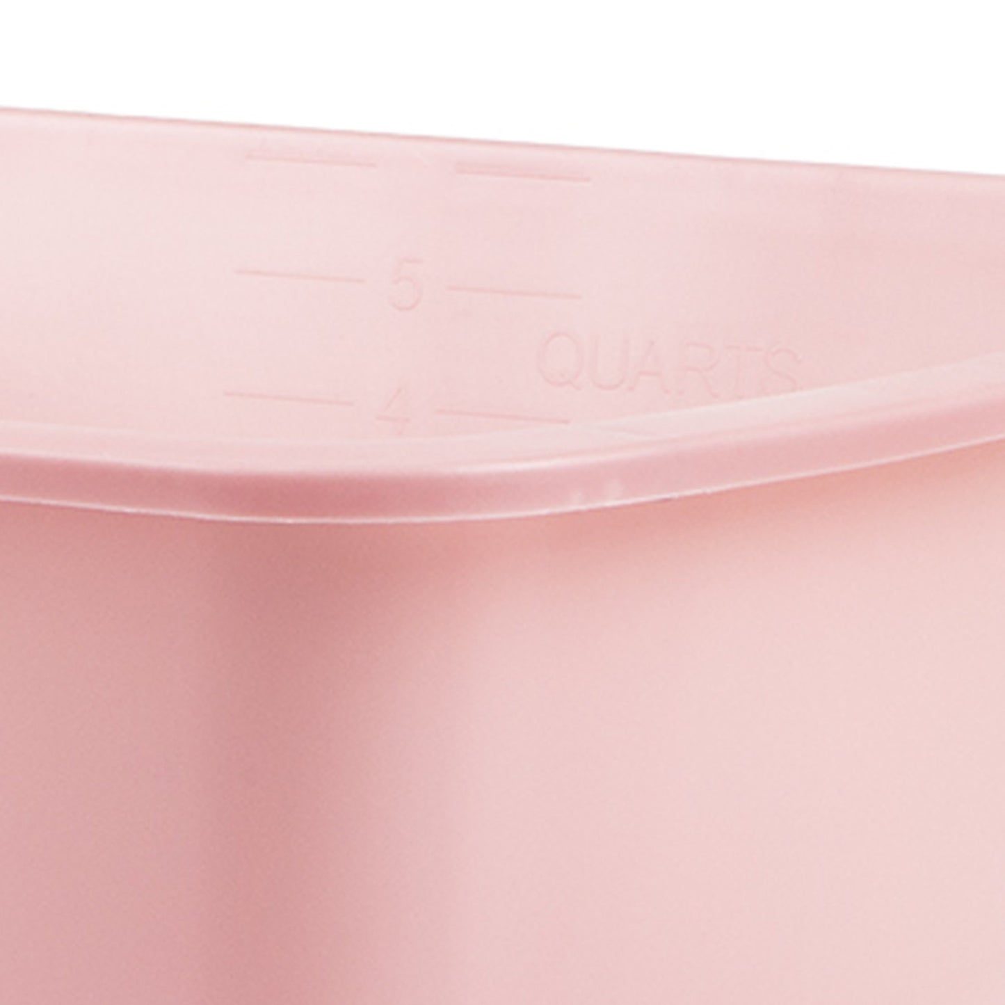 Medegen Wash Basin, Rectangular, 6 Quart, Rose