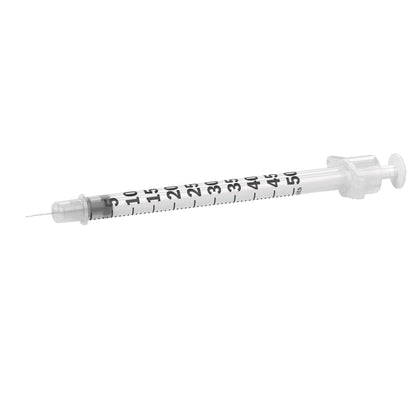 Standard Insulin Syringe with Needle Veo™ Ultra-Fine™ 0.5 mL 15/64 Inch 31 Gauge NonSafety Regular Wall