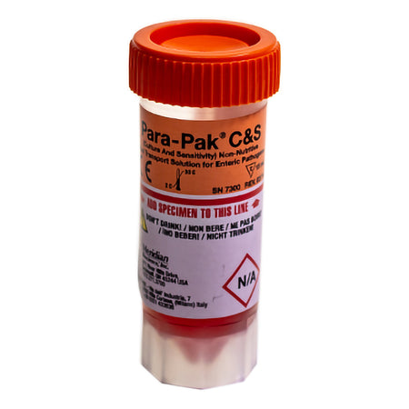 Meridian 900612 Para-Pak Single-Vial C and S Stool Specimen Container