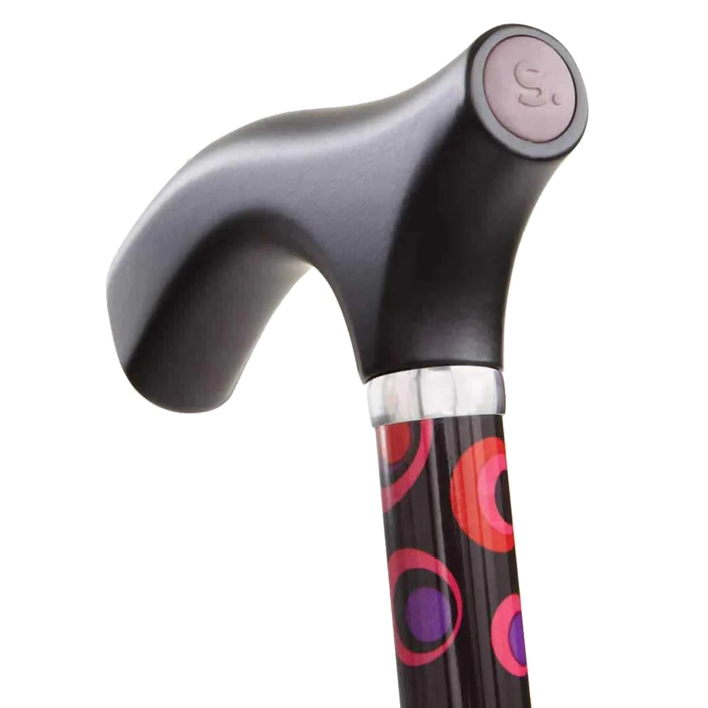 Switch Sticks® Folding Cane, Circle Print, 32 to 37 Inch Height