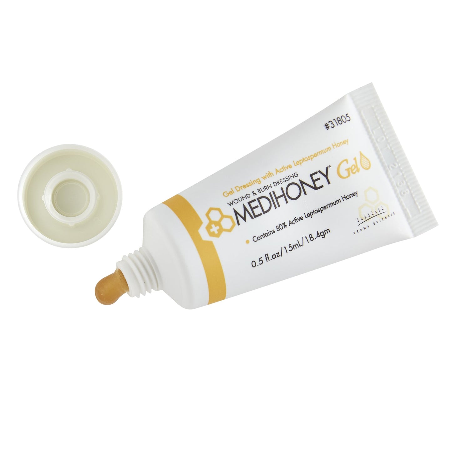 Medihoney Wound and Burn Dressing Gel, 0.5-ounce Tube