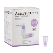 Safety Insulin Pen Needle Assure® ID Pro 30 Gauge 5 mm Length Automatic Safety Without Back-End Shield