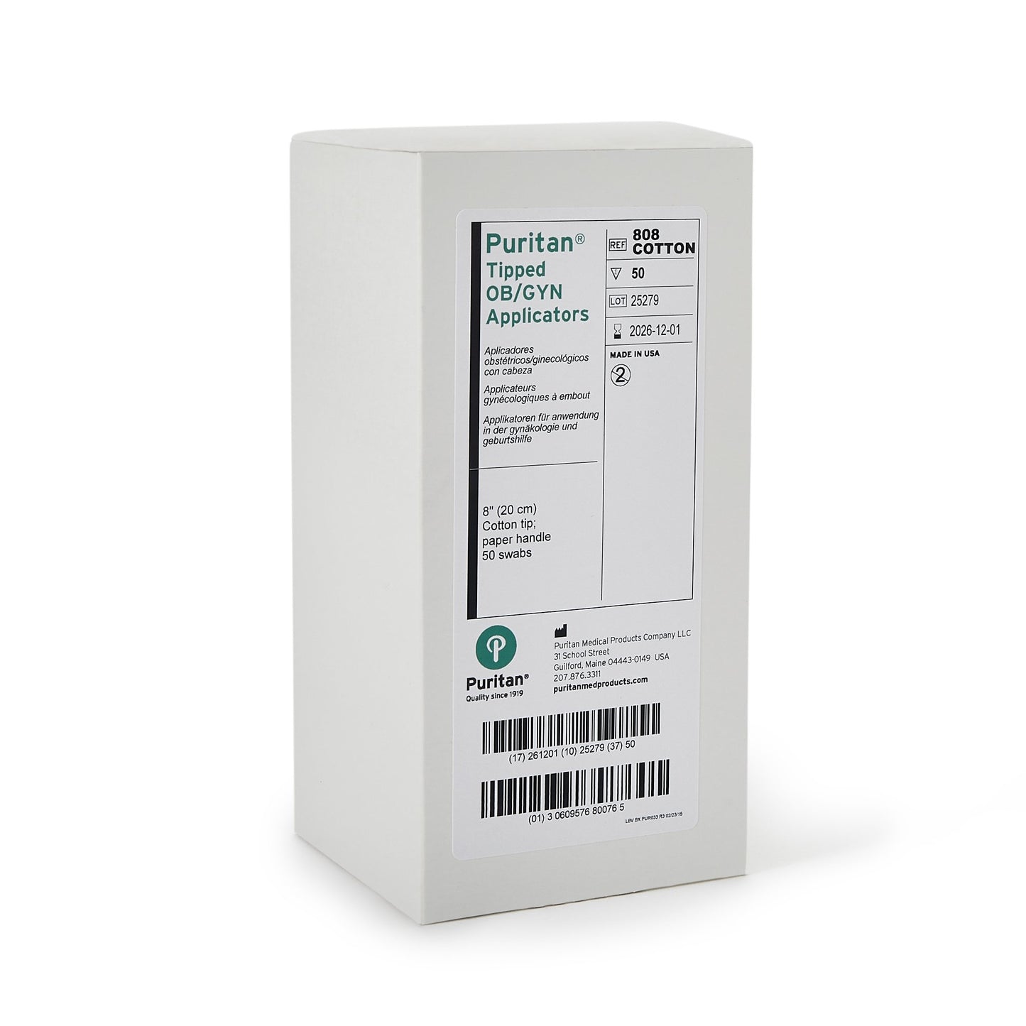 Puritan® OB/GYN Swabstick, 8-Inch Length