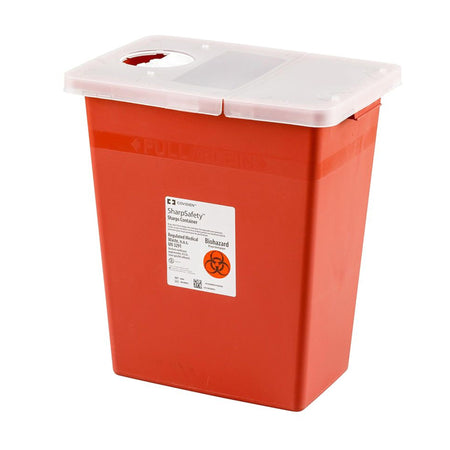 Cardinal 8998 SharpSafety Multi-purpose Sharps Container, 18 Gallon